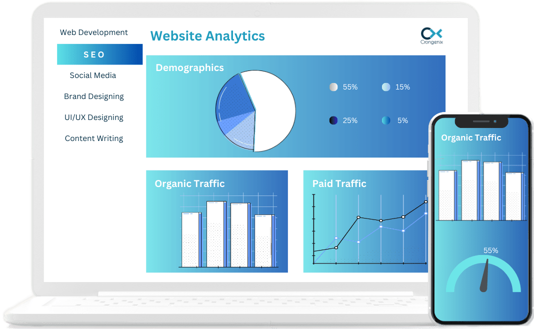 Website Analytics Visual Representation